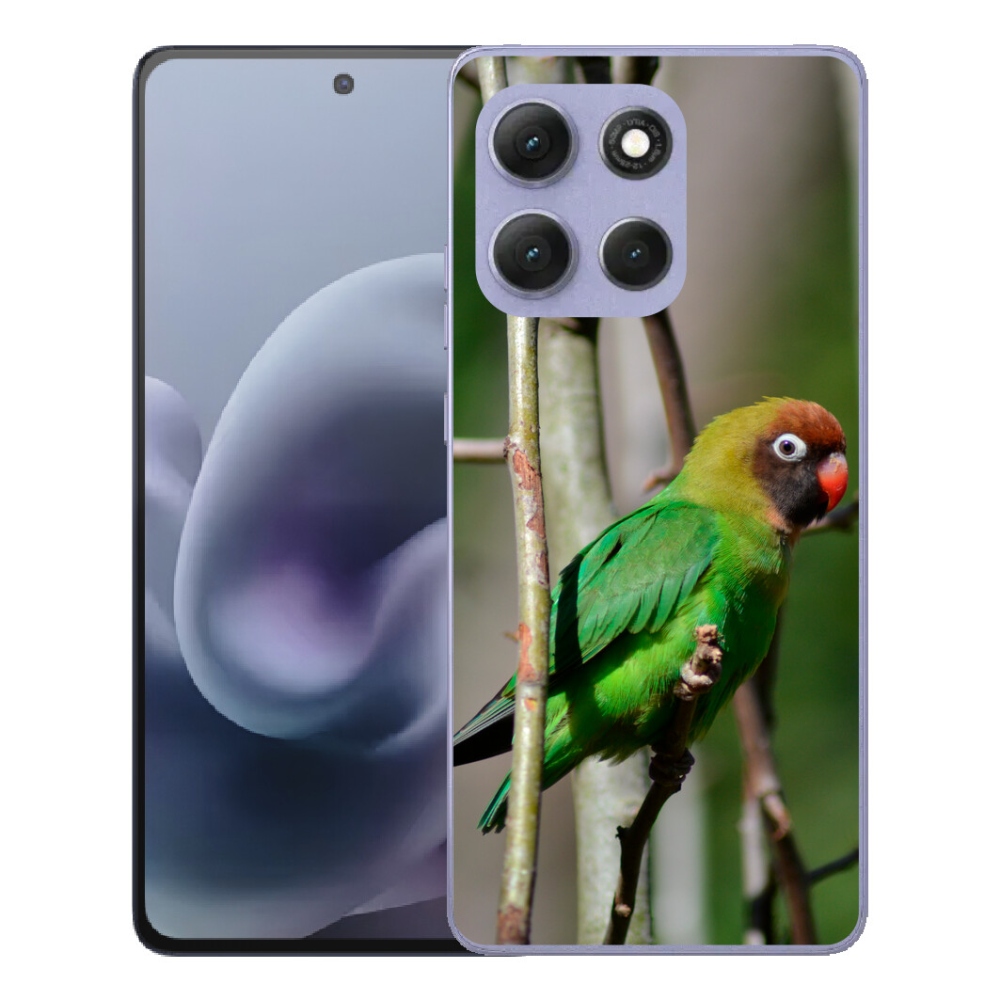 Gelový kryt mmCase na Motorola Moto G86 Power 5G - papoušek agapornis