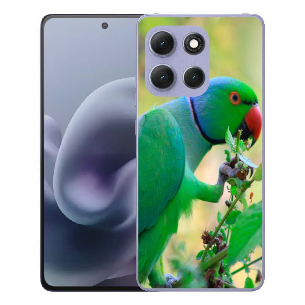 Gelový kryt mmCase na Motorola Moto G86 Power 5G - papoušek alexandr