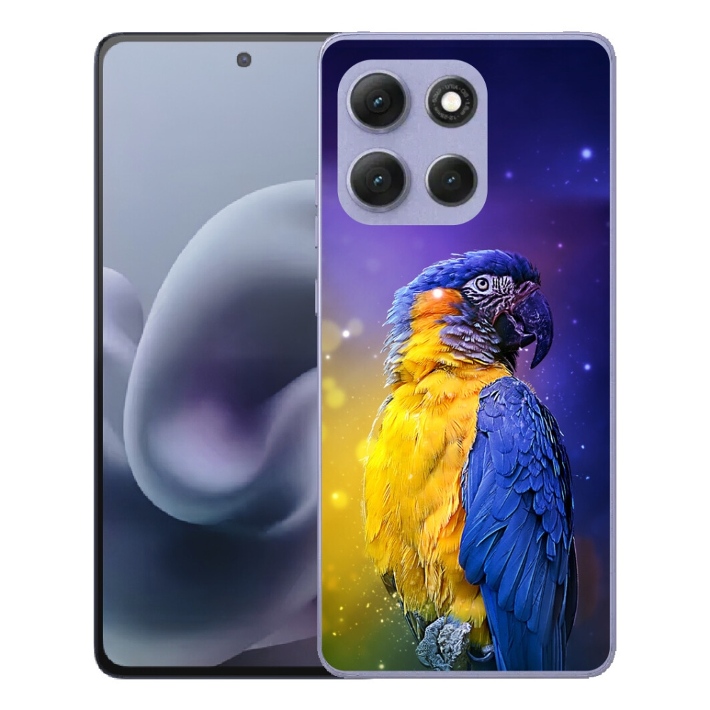 Gelový kryt mmCase na Motorola Moto G86 Power 5G - papoušek ara 1