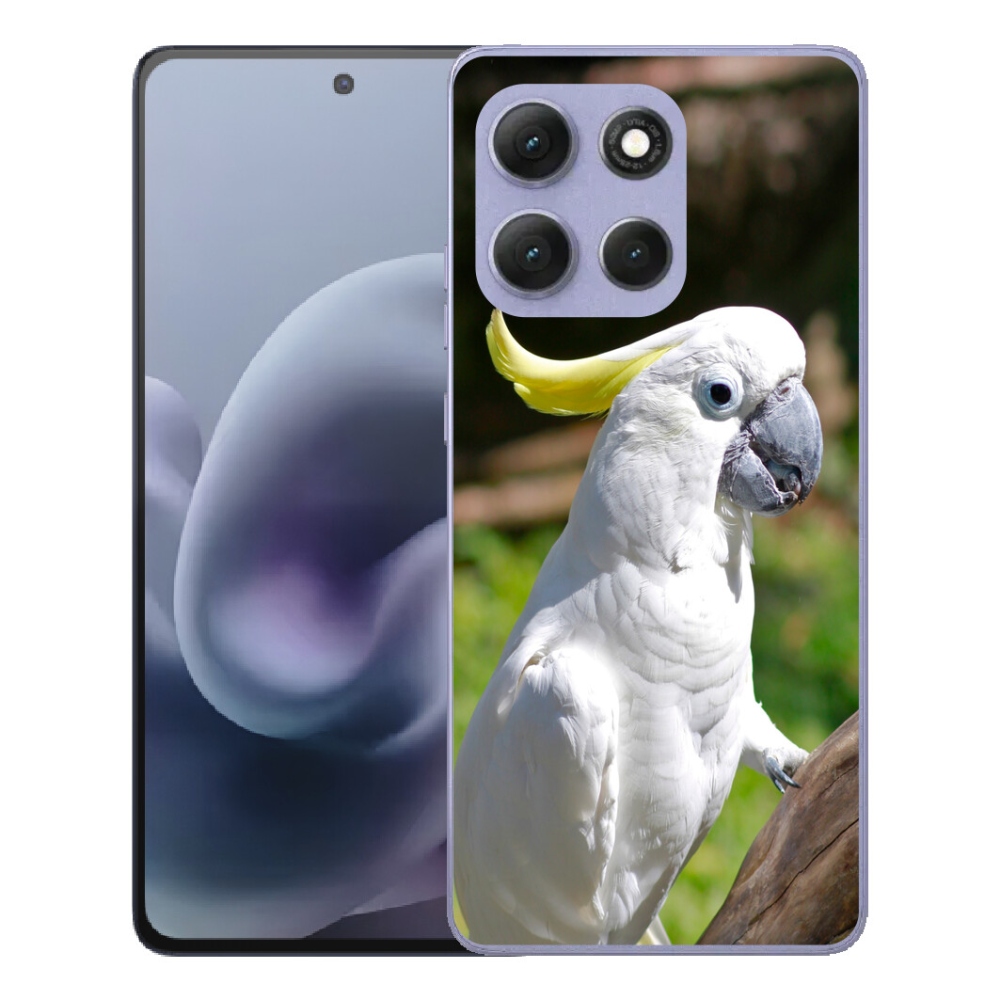 Gelový kryt mmCase na Motorola Moto G86 Power 5G - papoušek kakadu 2