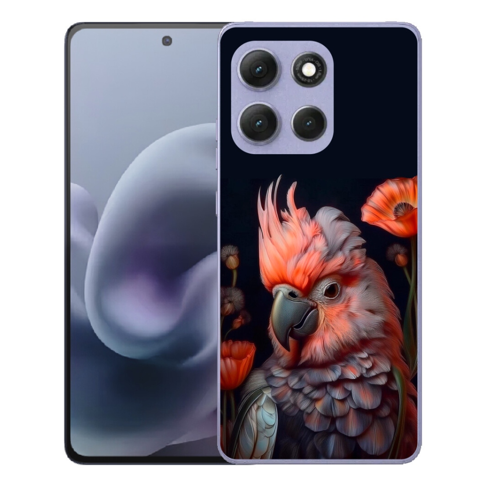 Gelový kryt mmCase na Motorola Moto G86 Power 5G - papoušek kakadu v barvách