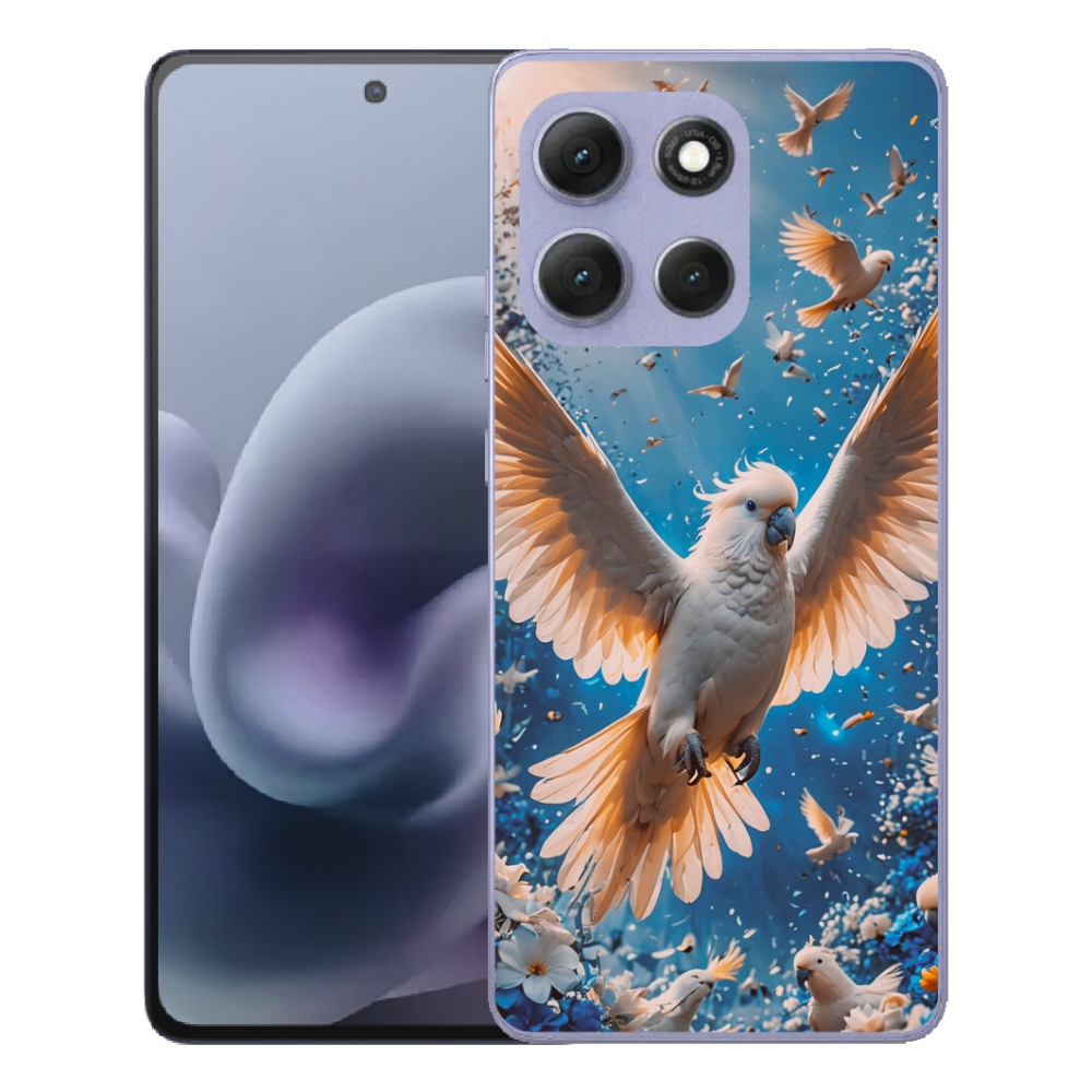 Gelový kryt mmCase na Motorola Moto G86 Power 5G - papoušek kakadu