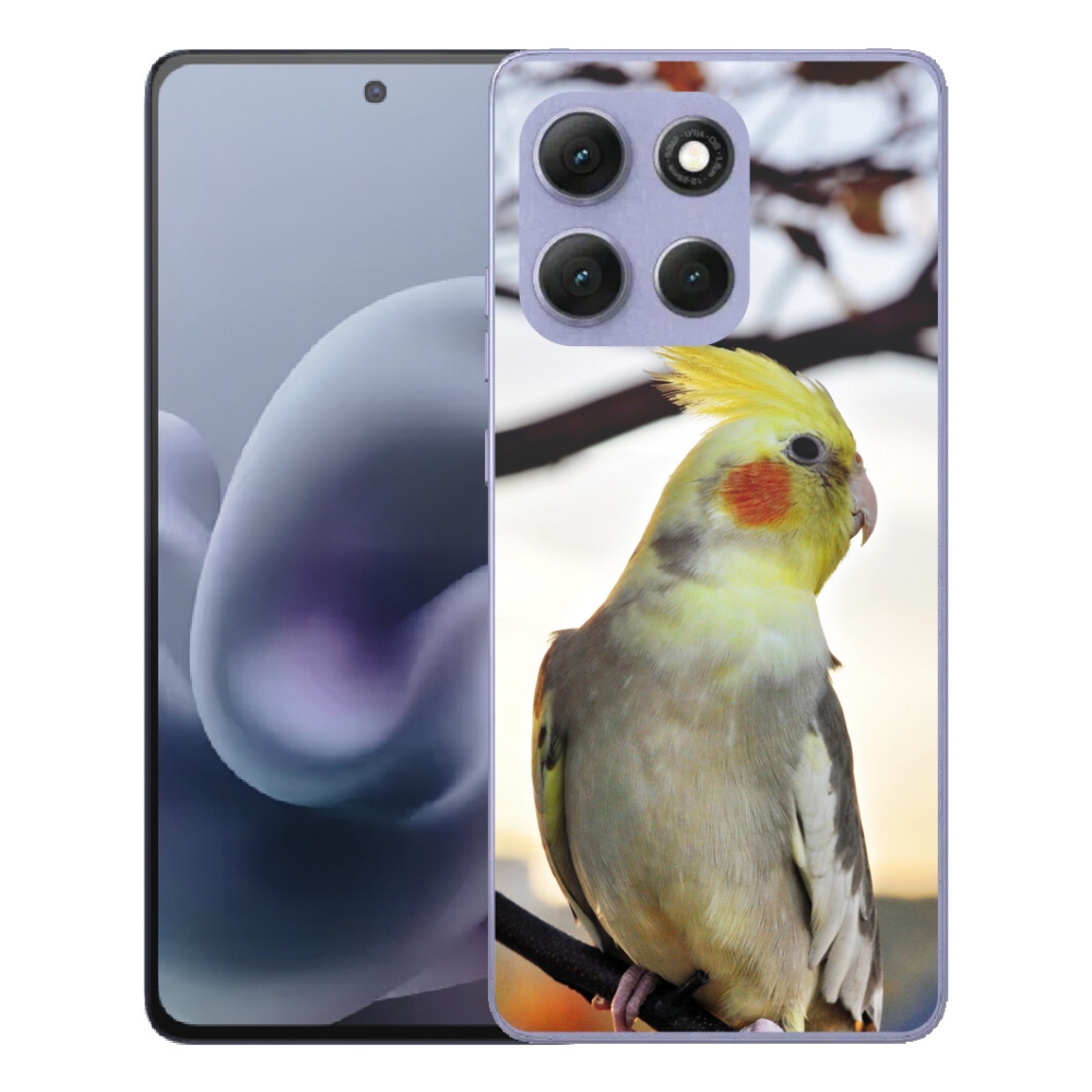 Gelový kryt mmCase na Motorola Moto G86 Power 5G - papoušek korela
