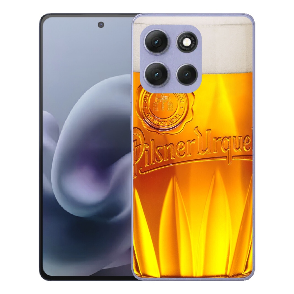Gelový kryt mmCase na Motorola Moto G86 Power 5G - pivo