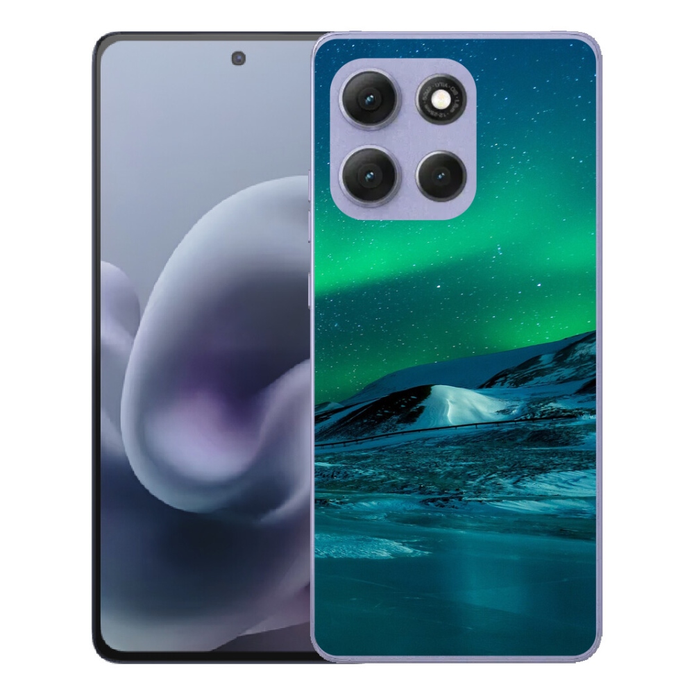 Gelový kryt mmCase na Motorola Moto G86 Power 5G - polární záře