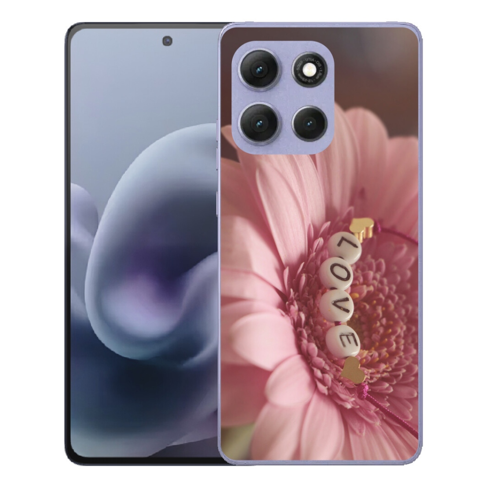 Gelový kryt mmCase na Motorola Moto G86 Power 5G - přívěsek love