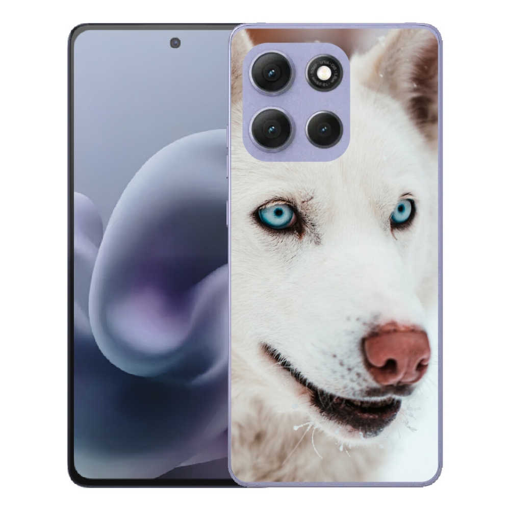 Gelový kryt mmCase na Motorola Moto G86 Power 5G - psí pohled
