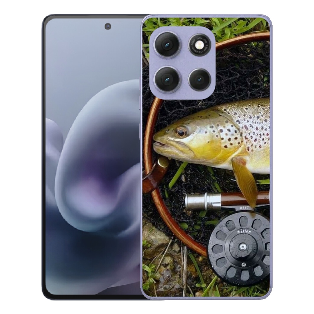 Gelový kryt mmCase na Motorola Moto G86 Power 5G - pstruh 2