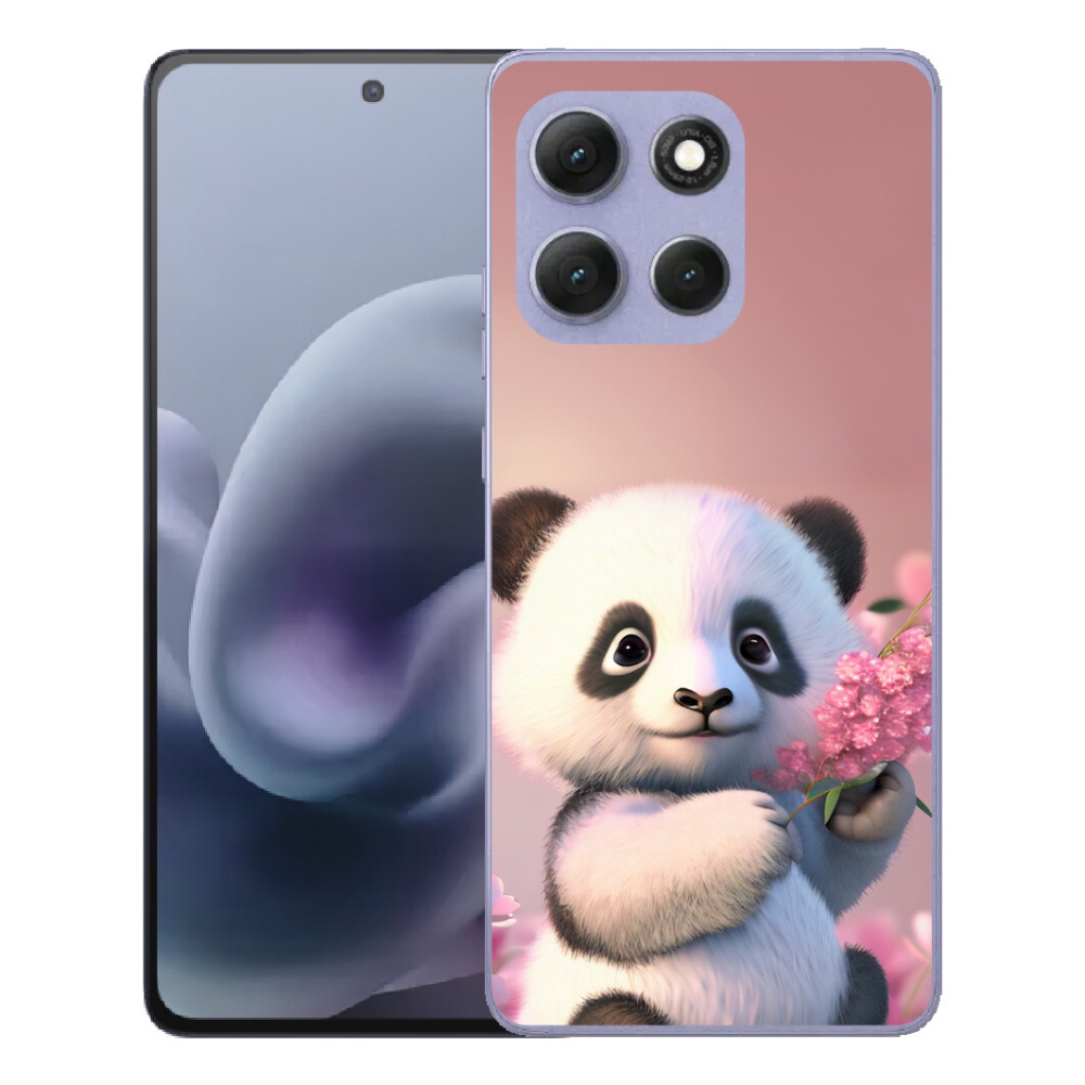 Gelový kryt mmCase na Motorola Moto G86 Power 5G - roztomilá panda
