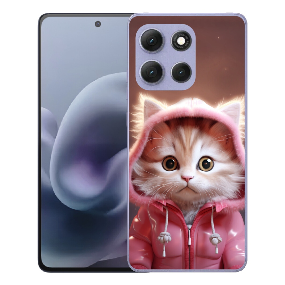 Gelový kryt mmCase na Motorola Moto G86 Power 5G - roztomilé kotě 3