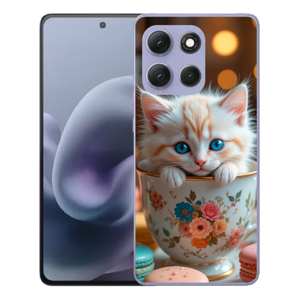 Gelový kryt mmCase na Motorola Moto G86 Power 5G - roztomilé kotě 6