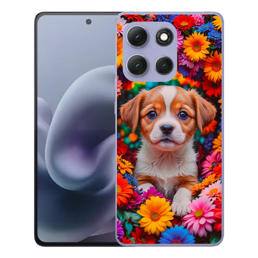 Gelový kryt mmCase na Motorola Moto G86 Power 5G - roztomilé štěně