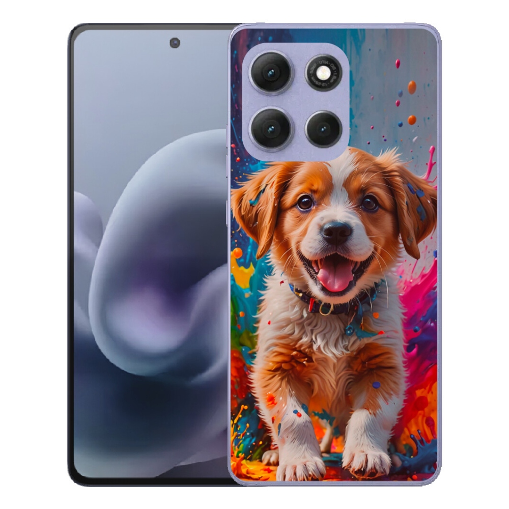 Gelový kryt mmCase na Motorola Moto G86 Power 5G - roztomilé štěně 3