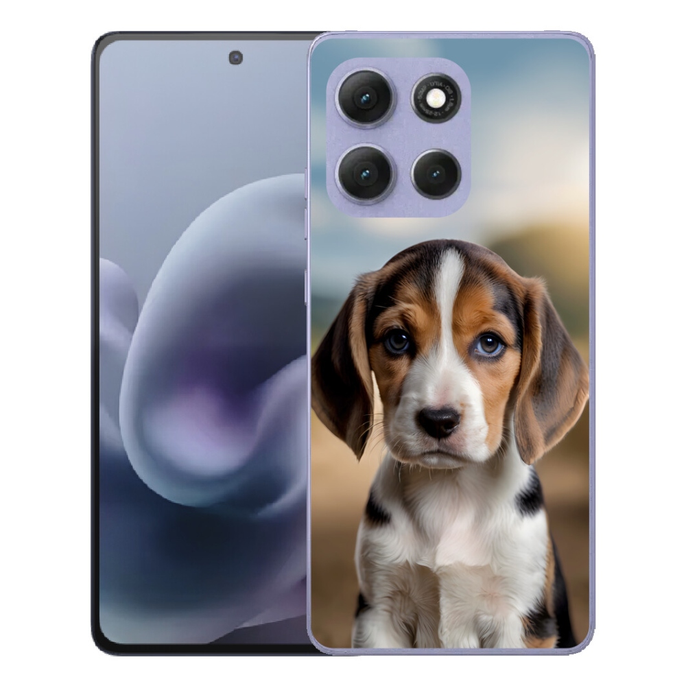 Gelový kryt mmCase na Motorola Moto G86 Power 5G - roztomilý bígl