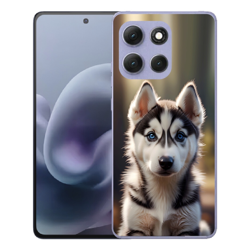 Gelový kryt mmCase na Motorola Moto G86 Power 5G - roztomilý sibiřský husky