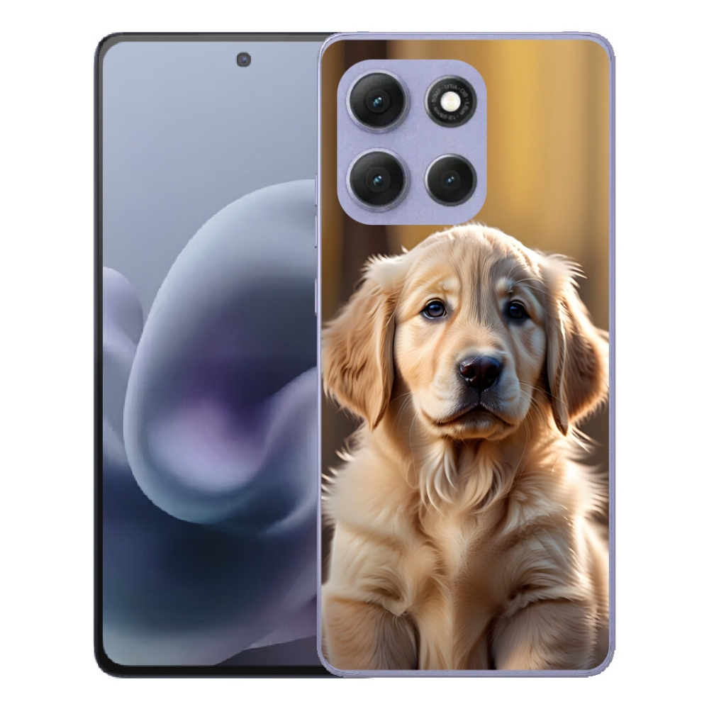 Gelový kryt mmCase na Motorola Moto G86 Power 5G - roztomilý zlatý retrívr