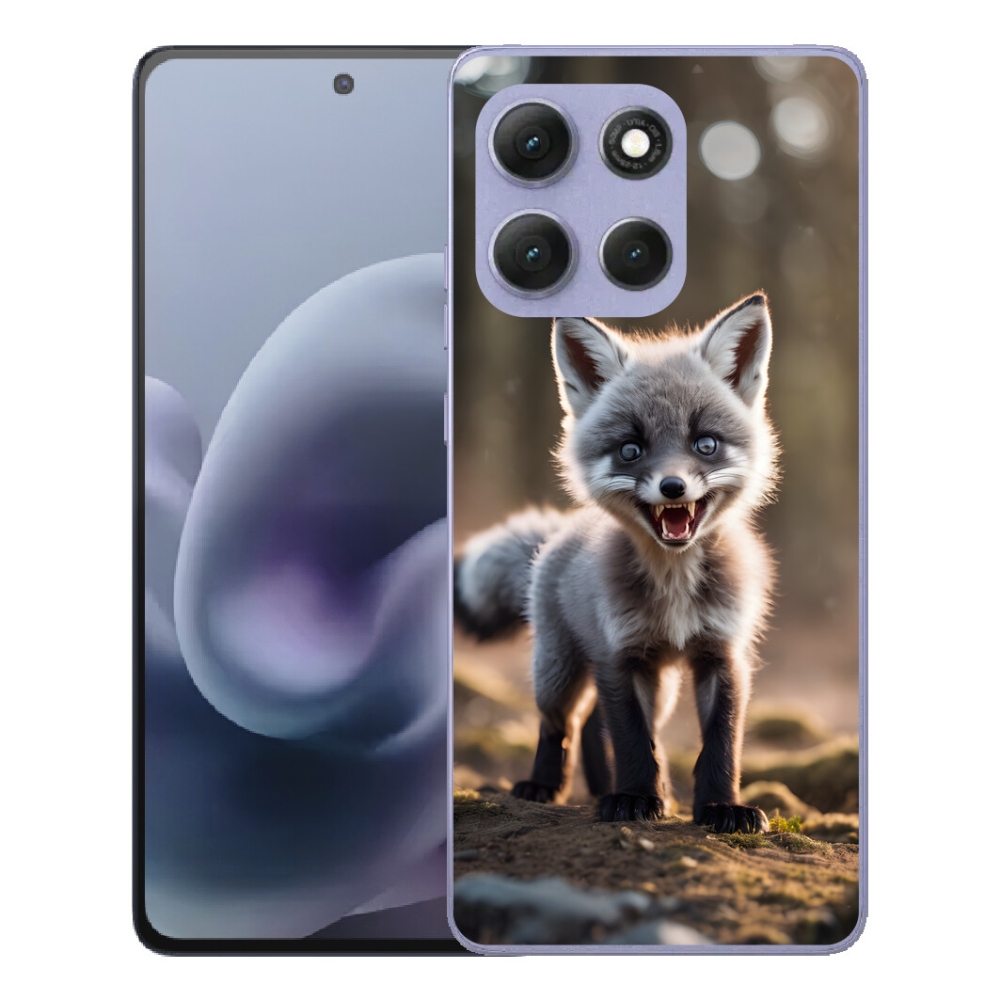 Gelový kryt mmCase na Motorola Moto G86 Power 5G - rozzuřená liška