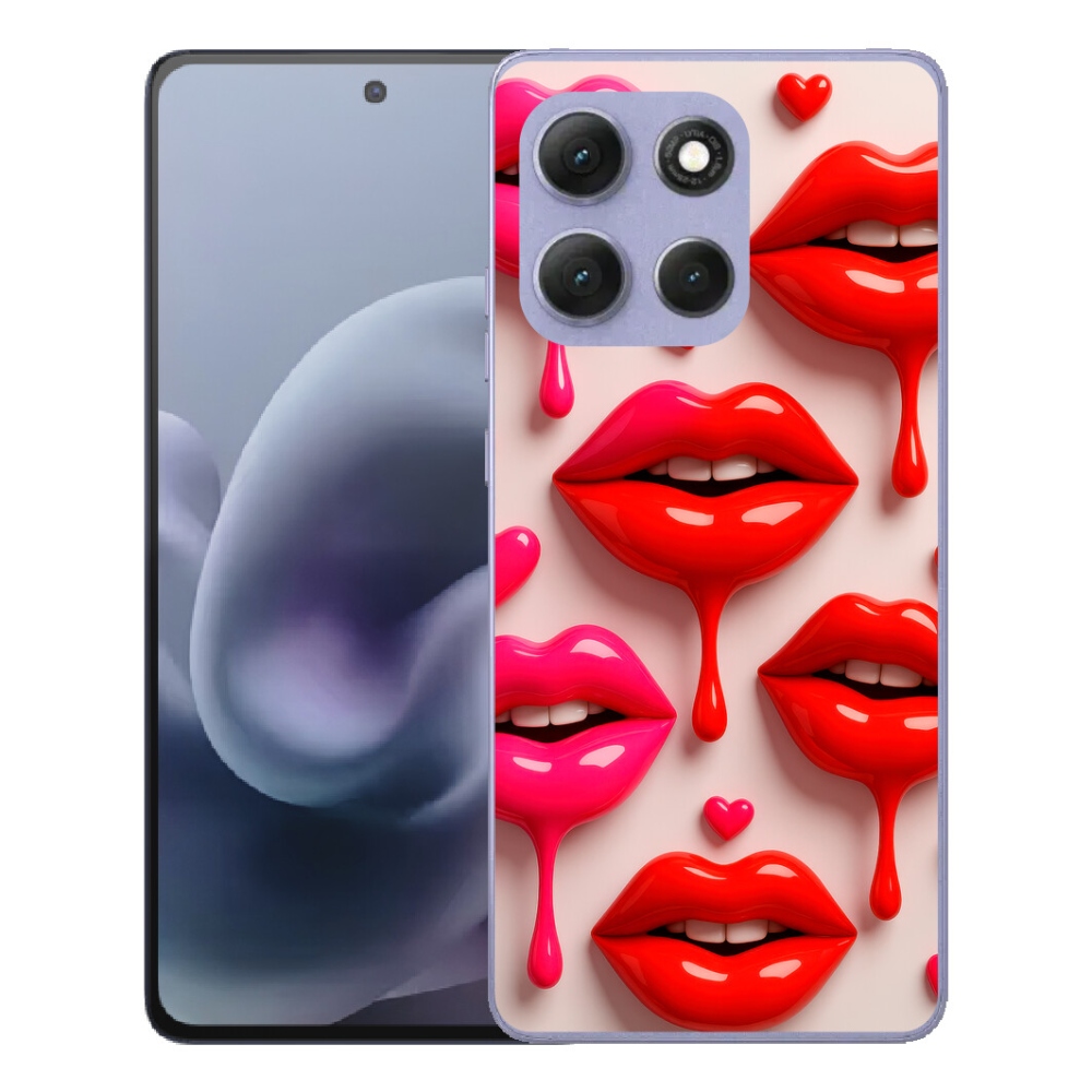 Gelový kryt mmCase na Motorola Moto G86 Power 5G - rty 2