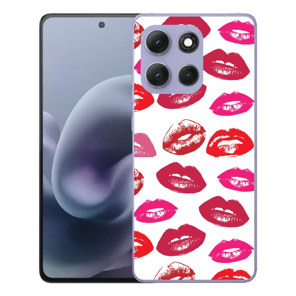 Gelový kryt mmCase na Motorola Moto G86 Power 5G - rty