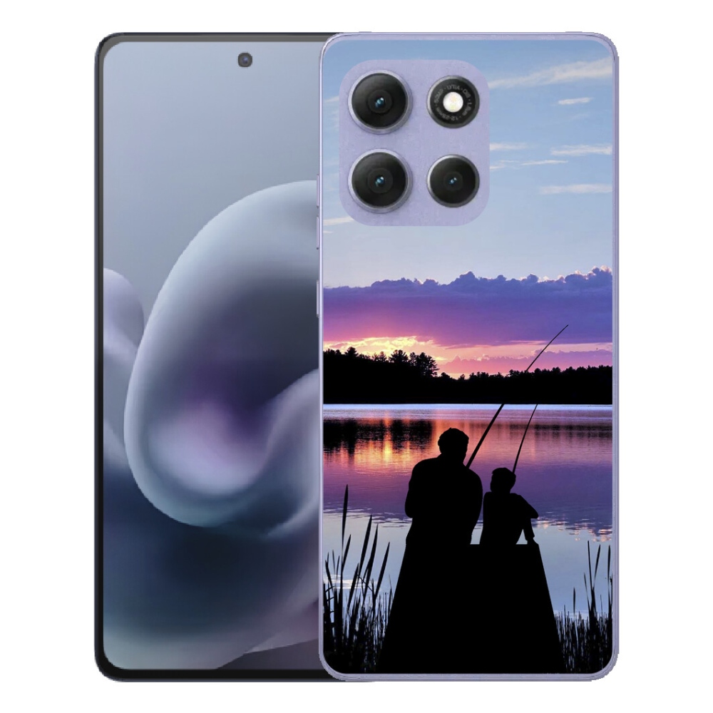 Gelový kryt mmCase na Motorola Moto G86 Power 5G - rybaření 2