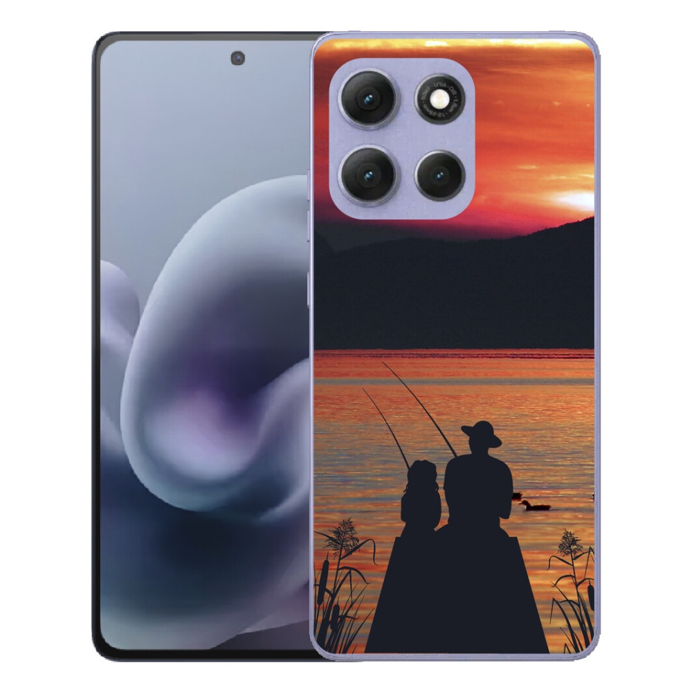 Gelový kryt mmCase na Motorola Moto G86 Power 5G - rybaření 3