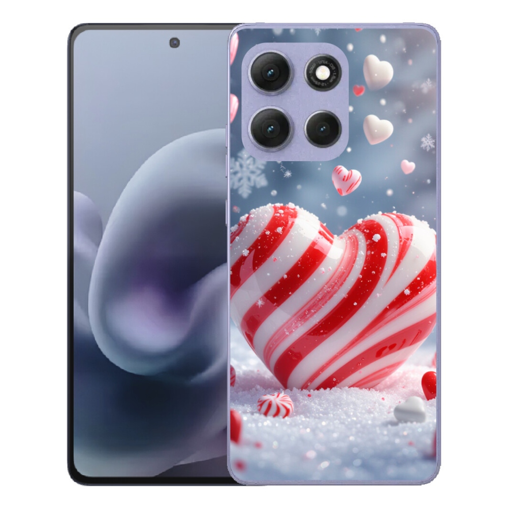 Gelový kryt mmCase na Motorola Moto G86 Power 5G - sladké srdce