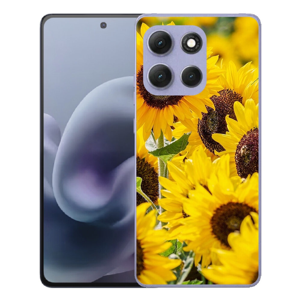 Gelový kryt mmCase na Motorola Moto G86 Power 5G - slunečnice