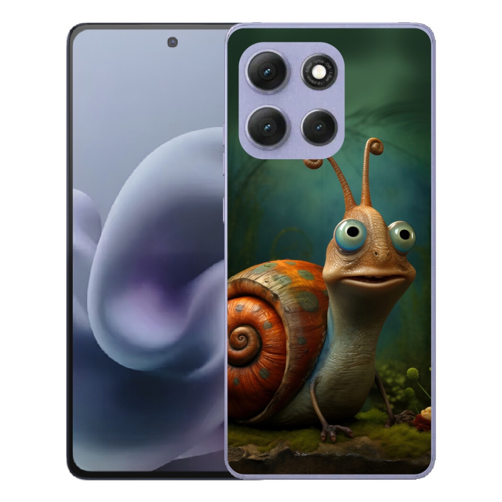 Gelový kryt mmCase na Motorola Moto G86 Power 5G - šnek