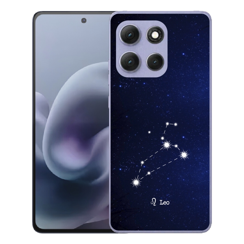 Gelový kryt mmCase na Motorola Moto G86 Power 5G - souhvězdí Lva