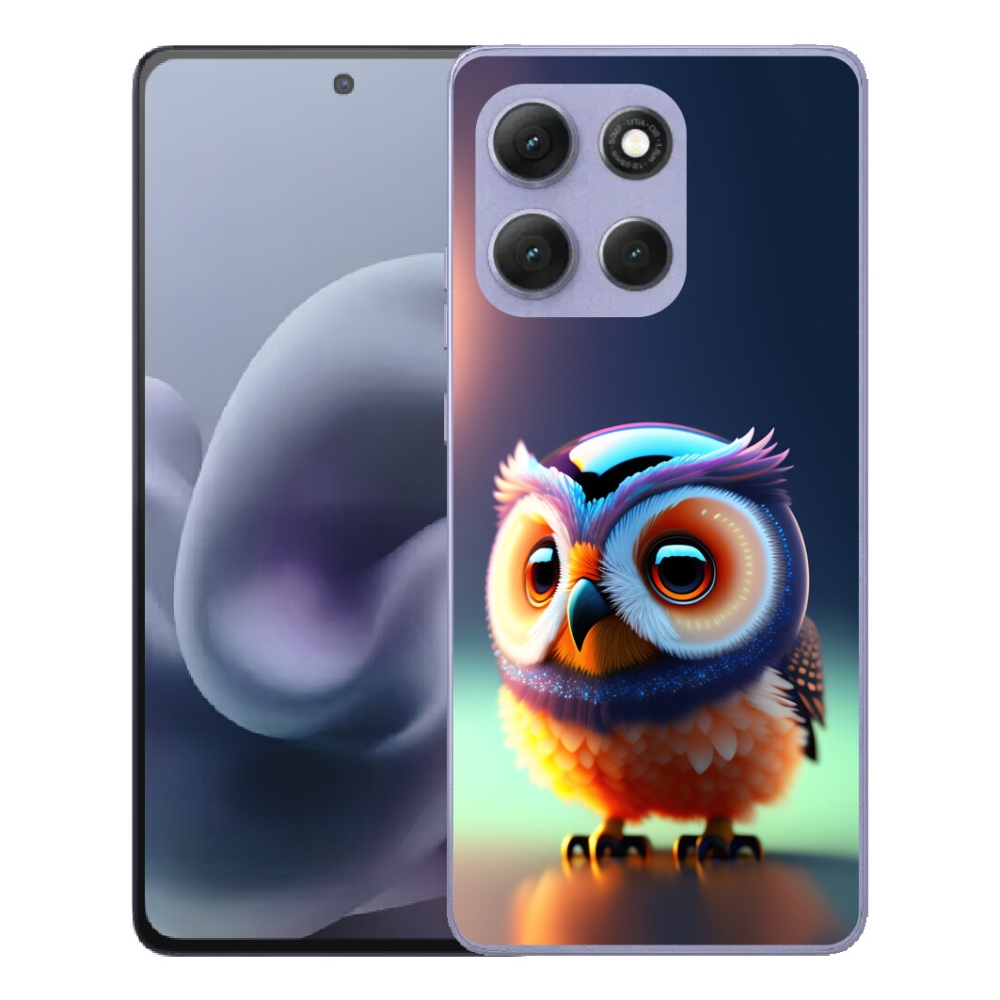 Gelový kryt mmCase na Motorola Moto G86 Power 5G - sovička