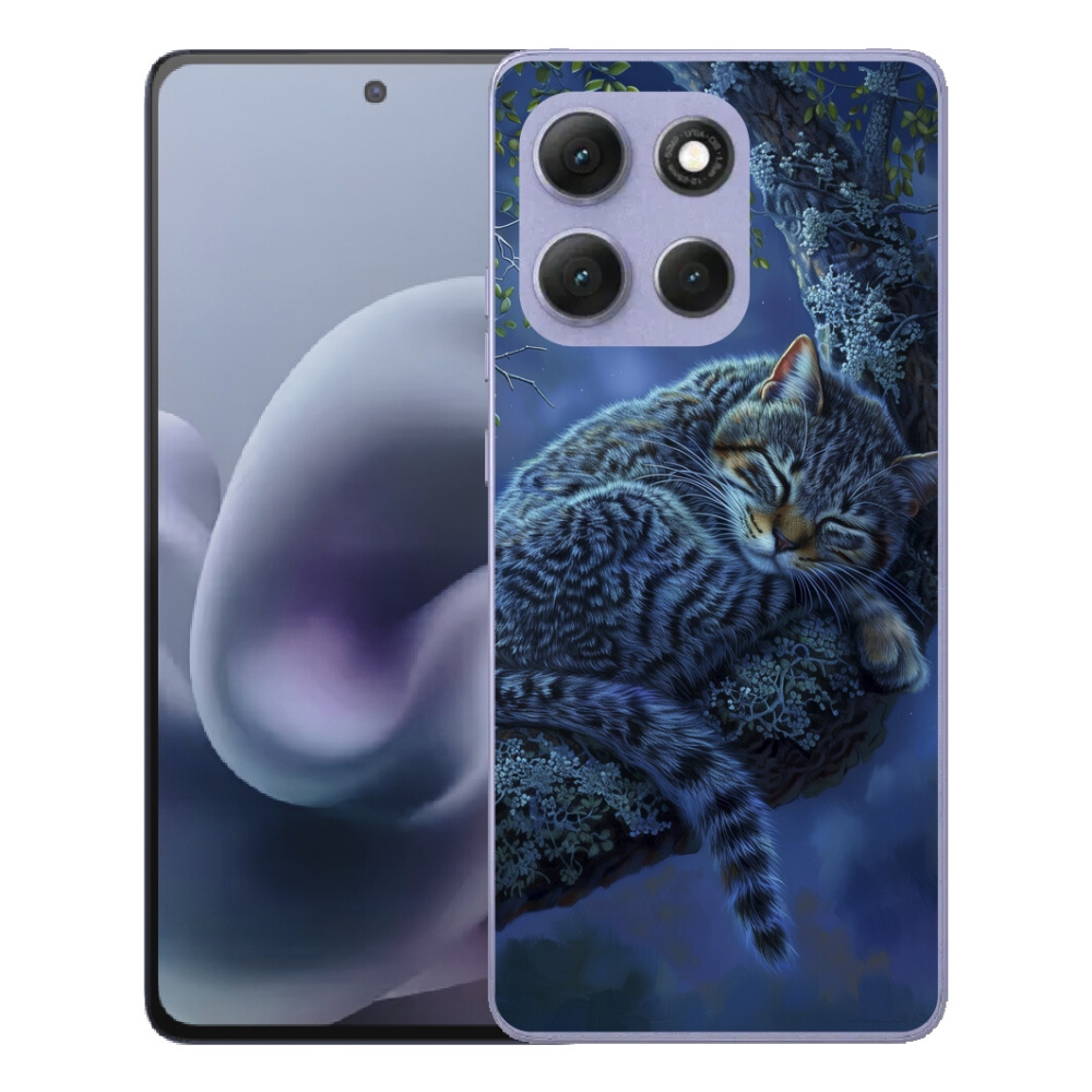 Gelový kryt mmCase na Motorola Moto G86 Power 5G - spící kočka