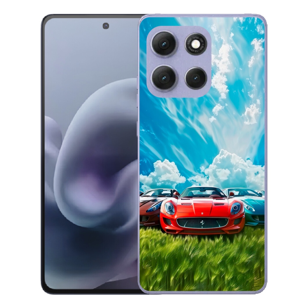 Gelový kryt mmCase na Motorola Moto G86 Power 5G - sportovní vozy
