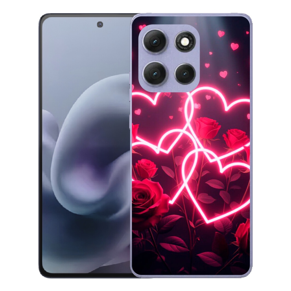 Gelový kryt mmCase na Motorola Moto G86 Power 5G - srdce lásky