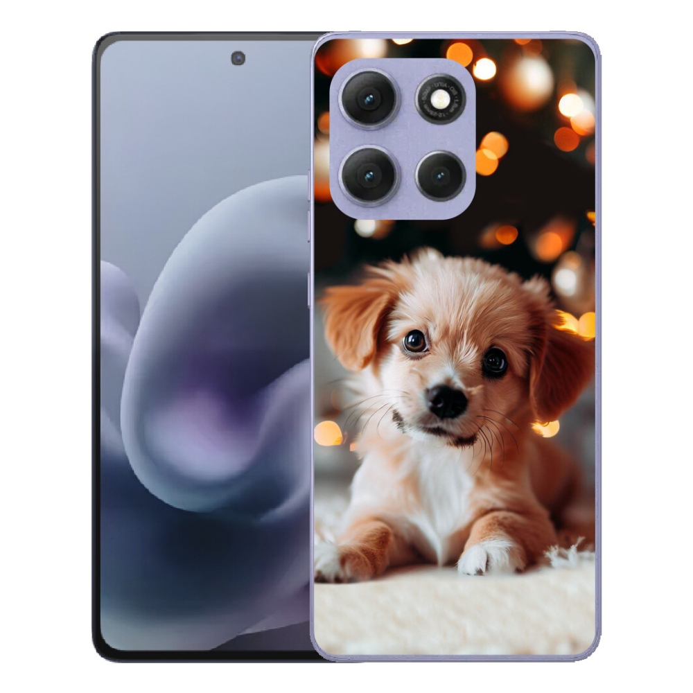 Gelový kryt mmCase na Motorola Moto G86 Power 5G - štěňátko