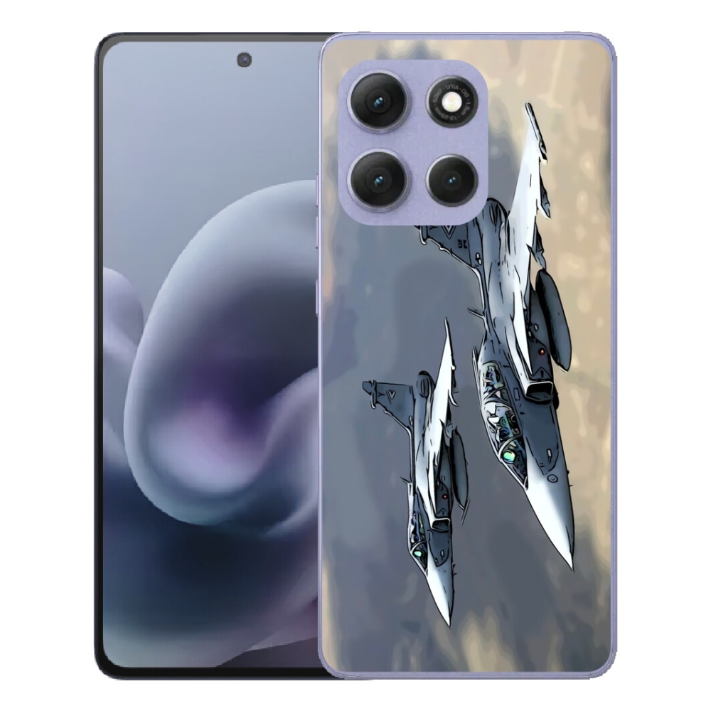 Gelový kryt mmCase na Motorola Moto G86 Power 5G - stíhačky