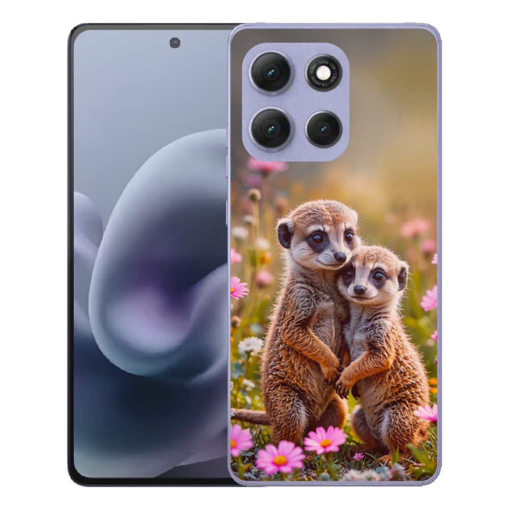 Gelový kryt mmCase na Motorola Moto G86 Power 5G - surikatí duo