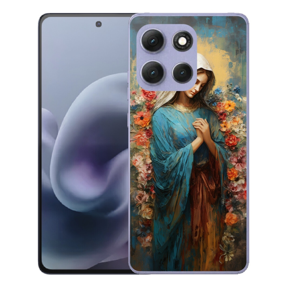Gelový kryt mmCase na Motorola Moto G86 Power 5G - svatá žena
