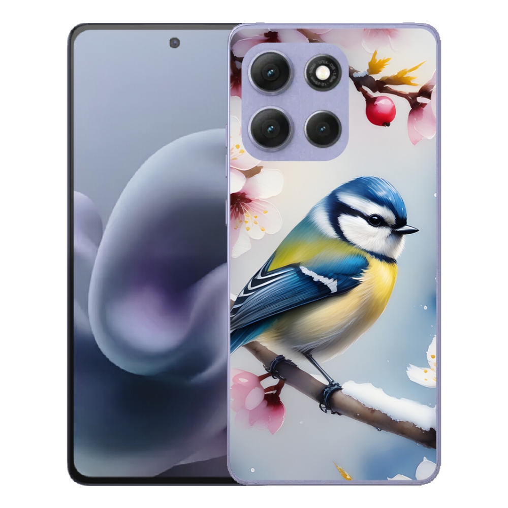 Gelový kryt mmCase na Motorola Moto G86 Power 5G - sýkorka