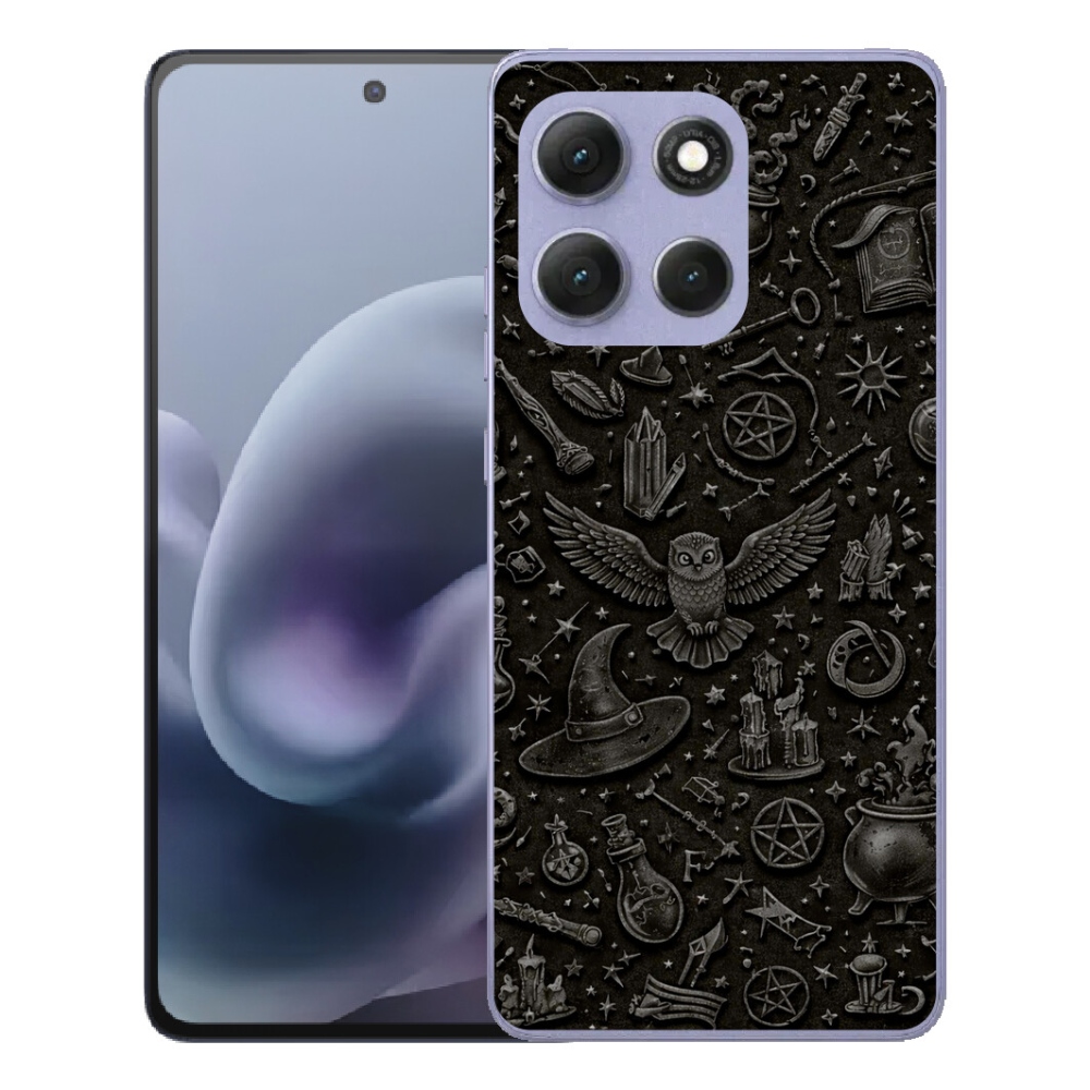 Gelový kryt mmCase na Motorola Moto G86 Power 5G - tmavý magický svět