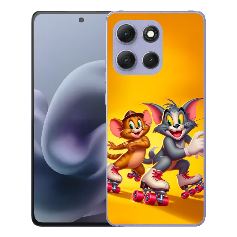 Gelový kryt mmCase na Motorola Moto G86 Power 5G - tom a jerry