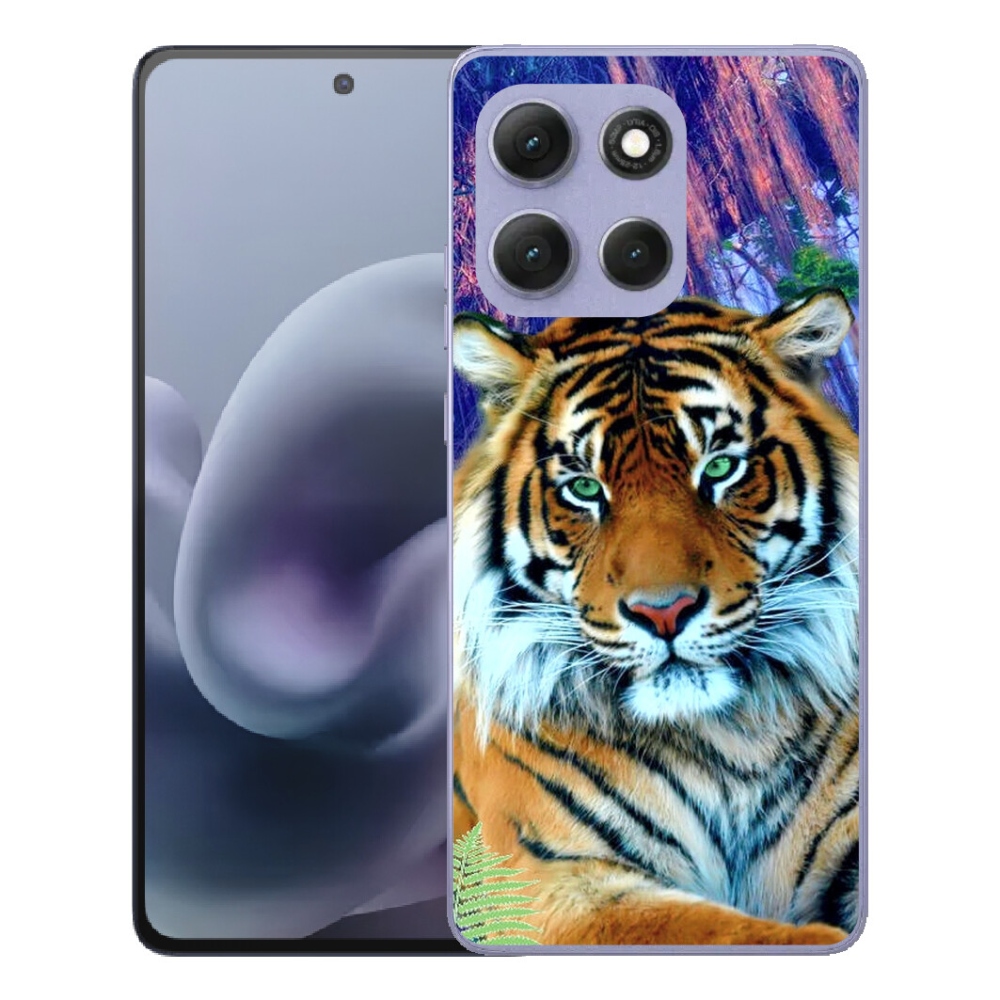 Gelový kryt mmCase na Motorola Moto G86 Power 5G - tygr