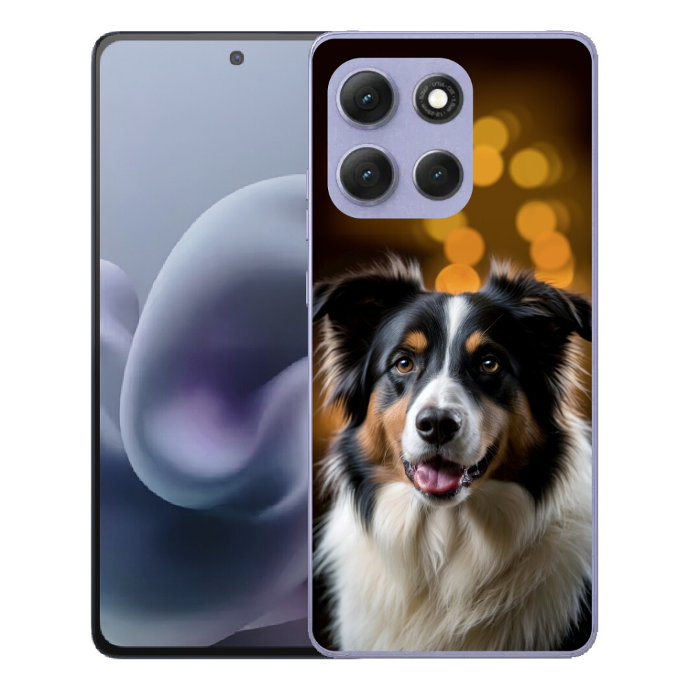 Gelový kryt mmCase na Motorola Moto G86 Power 5G - usměvavý australský ovčák