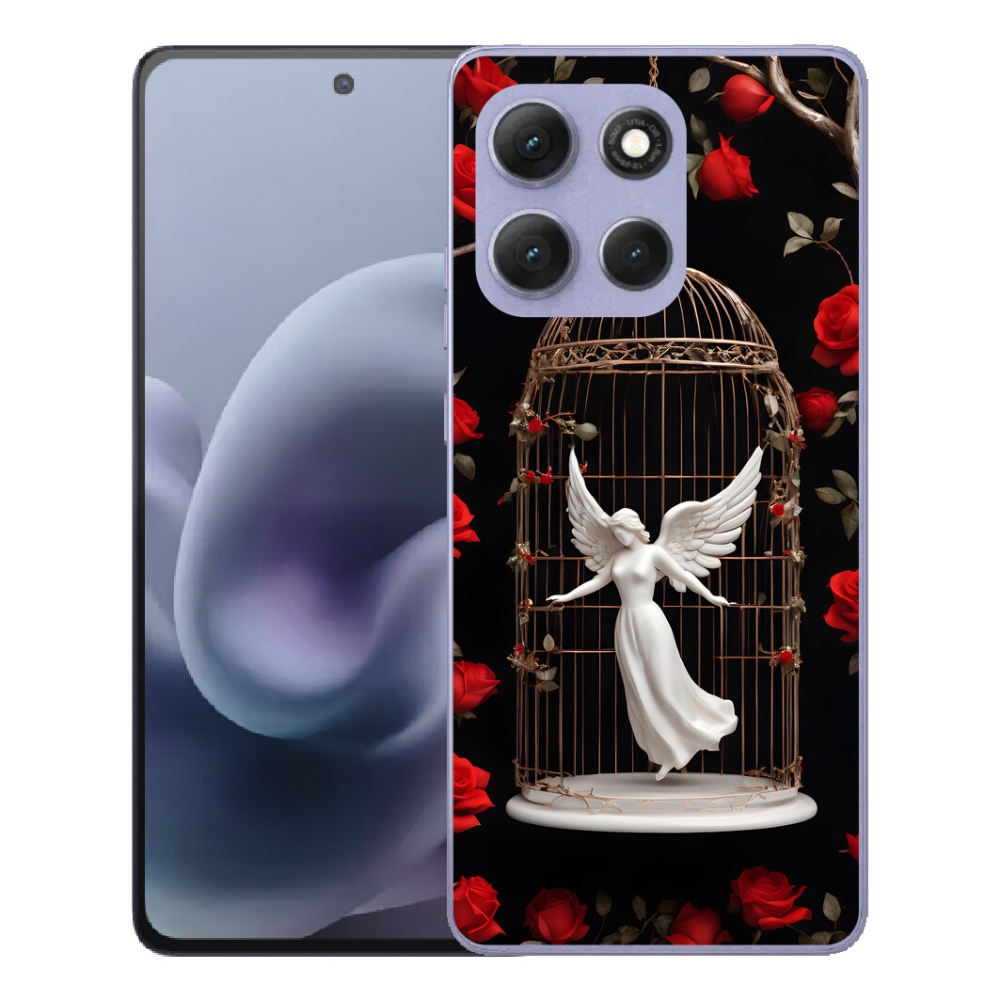 Gelový kryt mmCase na Motorola Moto G86 Power 5G - uvězněný anděl