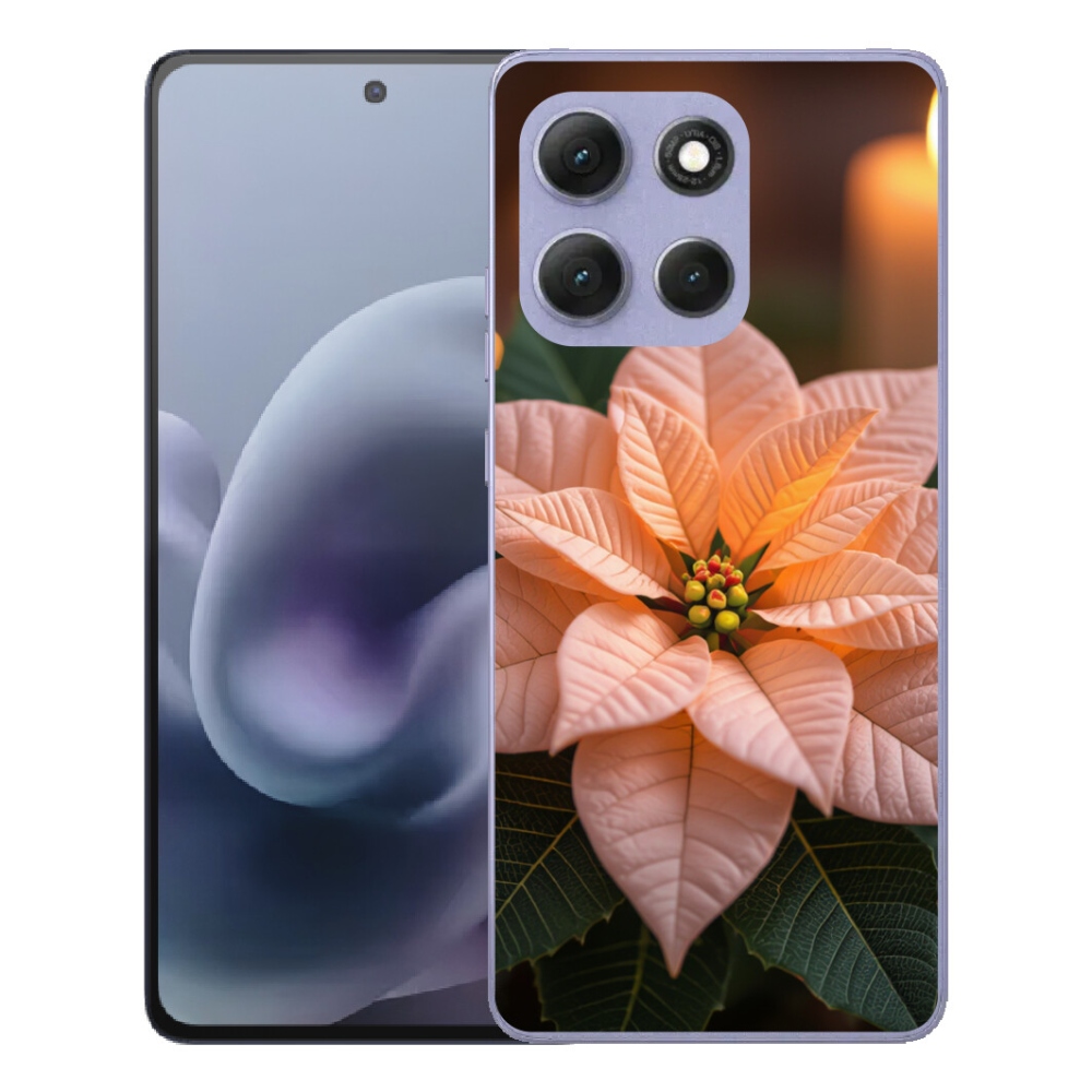 Gelový kryt mmCase na Motorola Moto G86 Power 5G - vánoční hvězda