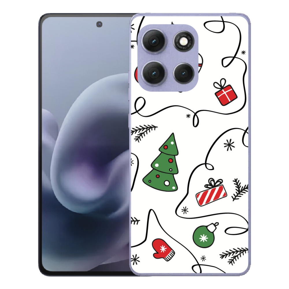 Gelový kryt mmCase na Motorola Moto G86 Power 5G - vánoční motivy