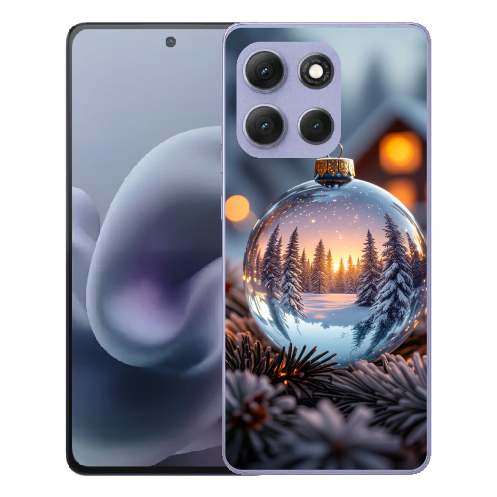Gelový kryt mmCase na Motorola Moto G86 Power 5G - vánoční ozdoba