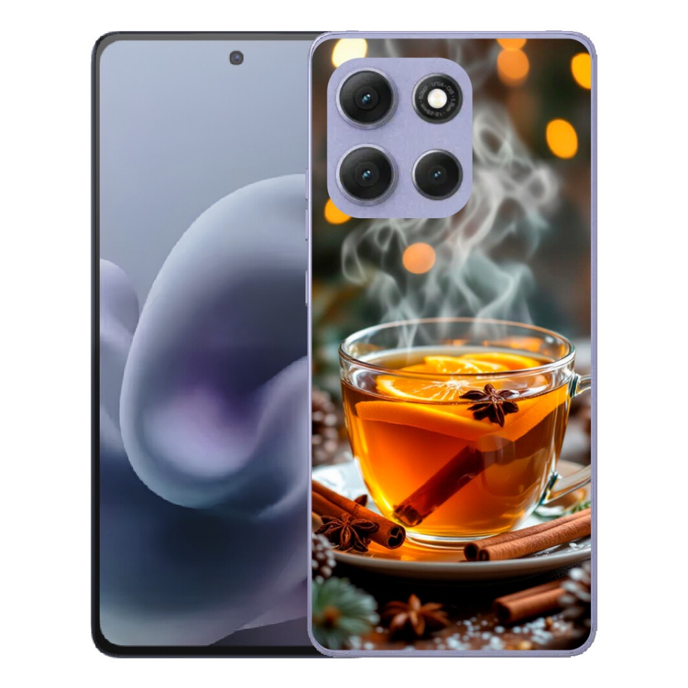 Gelový kryt mmCase na Motorola Moto G86 Power 5G - vánoční punč