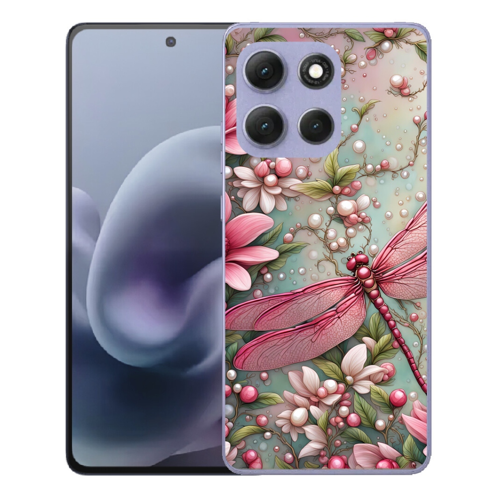 Gelový kryt mmCase na Motorola Moto G86 Power 5G - vážka