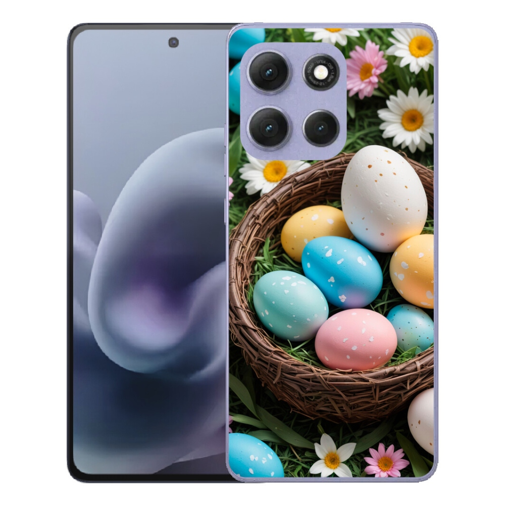 Gelový kryt mmCase na Motorola Moto G86 Power 5G - velikonoční vajíčka 2