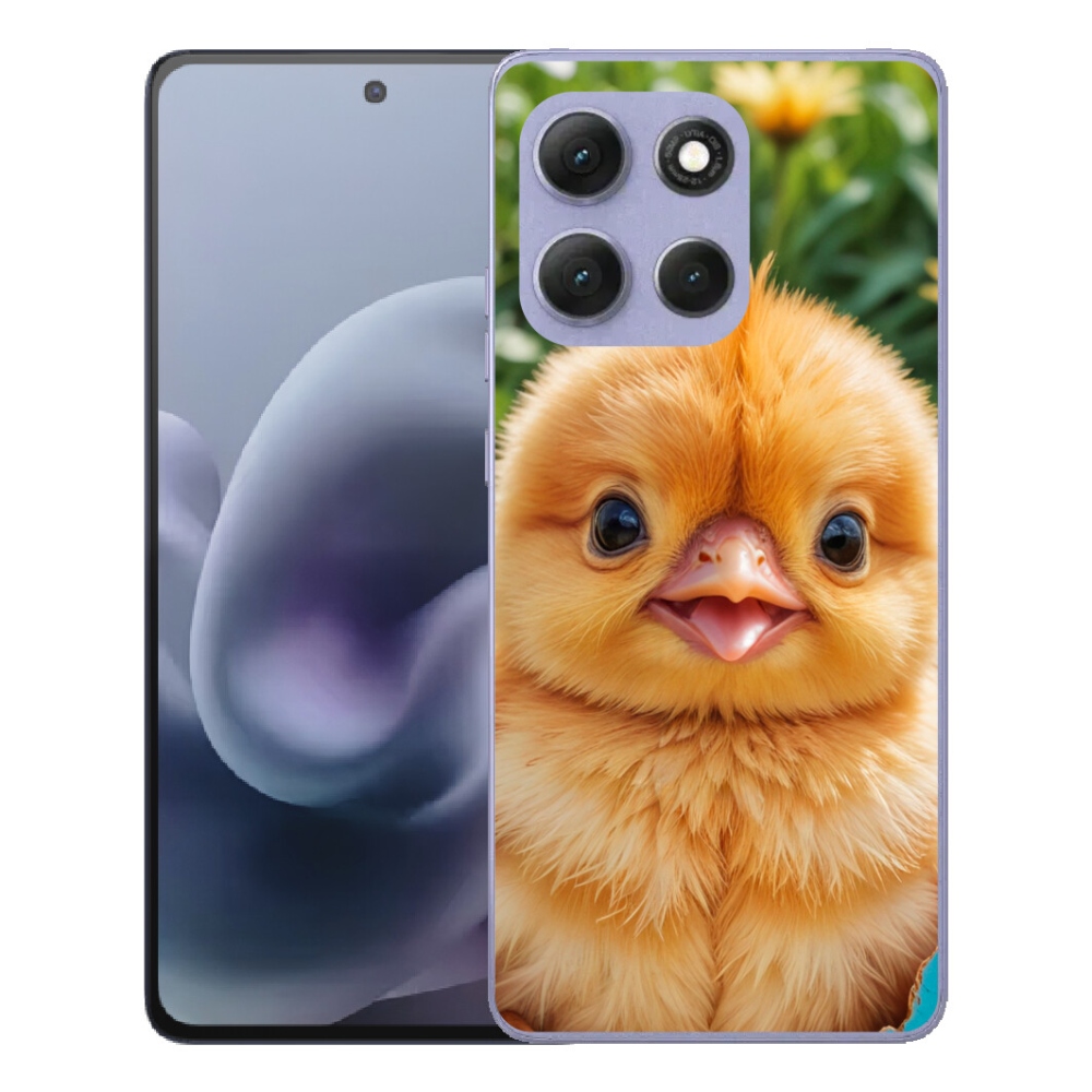 Gelový kryt mmCase na Motorola Moto G86 Power 5G - veselé kuřátko